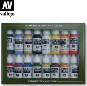 Vallejo Vallejo: 70.140 - Model Color - Figure - Basic Colors USA (16 x 18 ml) 3