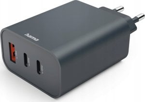 Ładowarka Hama HAMA ŁADOWARKA SIECIOWA ECOSENTIAL 65W PD 2X USB-C, 1X USB-A, ANTRACYT 1