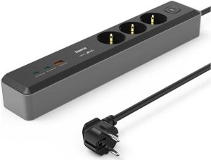 Listwa zasilająca Hama 3 gniazda 1.4 m czarna (002231920000) 2