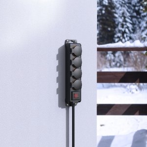 Hama LISTWA ANTYPRZEPIĘCIOWA 3GN SCHUKO, BIAŁA, 1,4M, 3680W, 6.000A 6