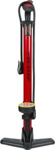 Dunlop POMPKA WARSZTATOWO  ROWEROWA DUNLOP 230 PSI (16Bar) Z MANOMETREM CZERWONY 7