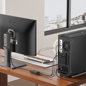 Adapter AV Unitek HDMI - D-Sub (VGA) czarny (V1112ABK01) 7