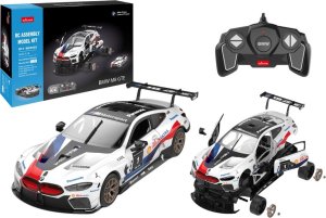 Rastar Klocki Konstrukcyjne Auto Rastar RC 1:18 BMW M8 GTE Białe 66 Elementów 1