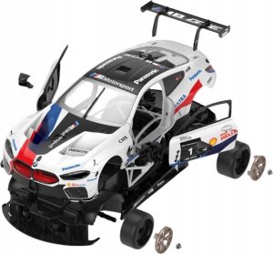 Rastar Klocki Konstrukcyjne Auto Rastar RC 1:18 BMW M8 GTE Białe 66 Elementów 4