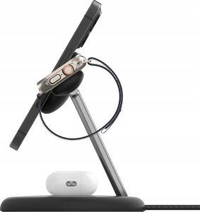 Ładowarka Belkin BOOST CHARGE PRO MagSafe ładowarka indukcyjna 3w1 iPhone Apple Watch i Airpods czarna (WIZ023VFBK) 5