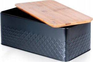 Chlebak Vilde Chlebak na Pieczywo Chleb z Deską Czarny Metalowy VILDE 33,5x18,5x12,5 cm 2