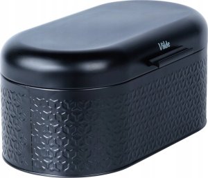 Chlebak Vilde Chlebak Pojemnik na Chleb Stalowy Mały Czarny Solidny VILDE 34 x 20 x 15 cm 4