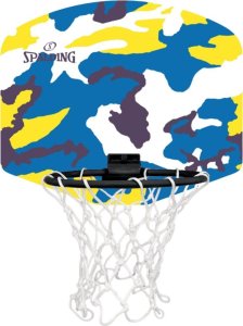 Spalding Tablica Tarcza do Koszykówki Kosza Obręcz SPALDING Camo Mała 1