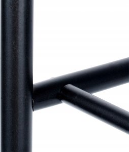 Vilde Półka Regał na Buty 3-Poziomowy Metalowy Czarny Solidny VILDE 63x28x60 cm 8