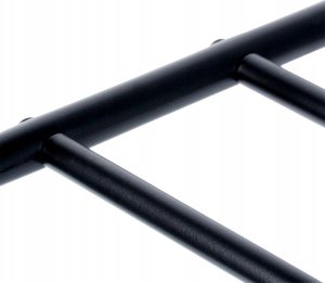 Vilde Półka Regał na Buty 3-Poziomowy Metalowy Czarny Solidny VILDE 63x28x60 cm 9