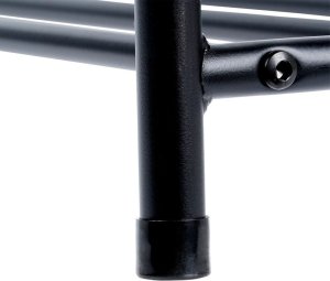 Vilde Półka Regał na Buty 3-Poziomowy Metalowy Czarny Solidny VILDE 63x28x60 cm 10