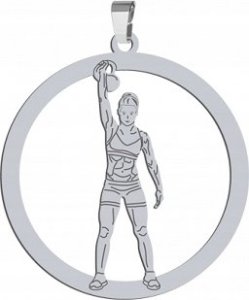 Radziszewska Srebrna Zawieszka Kettlebell CrossFit GRAWER DEDYK 1