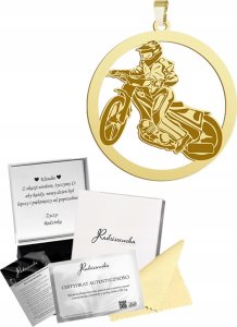 Radziszewska Złota Zawieszka Żużel Speedway Srebro 925 Prezent Biżuteria GRAWER GRATIS 1