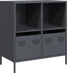 vidaXL vidaXL Szafka, antracytowa, 68x39x73,5 cm, stal walcowana na zimno 2