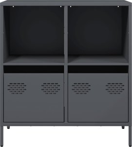 vidaXL vidaXL Szafka, antracytowa, 68x39x73,5 cm, stal walcowana na zimno 4