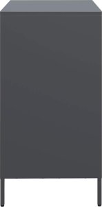 vidaXL vidaXL Szafka, antracytowa, 68x39x73,5 cm, stal walcowana na zimno 6
