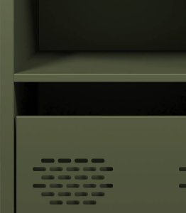 vidaXL vidaXL Szafka, oliwkowa, 68x39x73,5 cm, stal walcowana na zimno 10