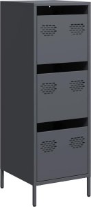 vidaXL vidaXL Szafka, antracytowa, 39x35x103,5 cm, stal 2