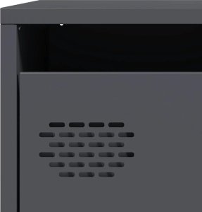 vidaXL vidaXL Szafka, antracytowa, 39x35x103,5 cm, stal 10