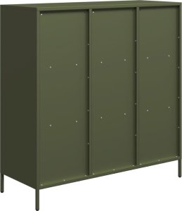 vidaXL vidaXL Szafka, oliwkowa, 101,5x39x103,5 cm, stal 7