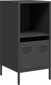 vidaXL vidaXL Szafka, czarna, 35x39x73,5 cm, stal walcowana na zimno 2