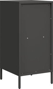 vidaXL vidaXL Szafka, czarna, 35x39x73,5 cm, stal walcowana na zimno 7