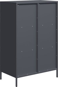 vidaXL vidaXL Szafka, antracytowa, 68x39x103,5 cm, stal 7