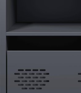 vidaXL vidaXL Szafka, antracytowa, 35x39x73,5 cm, stal walcowana na zimno 10