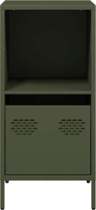 vidaXL vidaXL Szafka, oliwkowa, 35x39x73,5 cm, stal walcowana na zimno 4