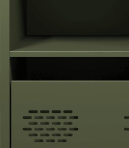 vidaXL vidaXL Szafka, oliwkowa, 35x39x73,5 cm, stal walcowana na zimno 10