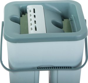 Mop Verk Mop płaski z wiadrem dwukomorowym wyciskaczem Mop płaski z wiadrem dwukomorowym wyciskaczem 7