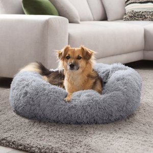 Pet Stuff Petstuff Legowisko dla psa, okrągłe, jasnoszare, 60 cm 2