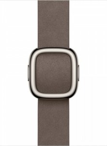 Apple Pasek w kolorze szarobrązowym z klamrą nowoczesną do koperty 42 mm - rozmiar L 1