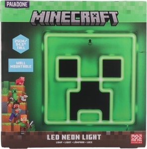 Paladone Paladone Minecraft Lampka neonowa LED ścienna Creeper (Wall Mountable LED Neon Light) 1