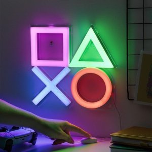 Paladone Paladone Playstation Lampka neonowa LED ścienna (Neon Light Wall Mountable LED) 4