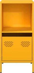 vidaXL Szafka, musztardowa, 35x39x73,5 cm, stal walcowana na zimno 4