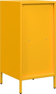 vidaXL Szafka, musztardowa, 35x39x73,5 cm, stal walcowana na zimno 7