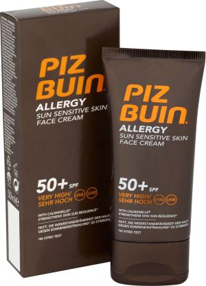 Piz Buin Allergy Sun Sensitive Skin Face Cream SPF50 50ml 1