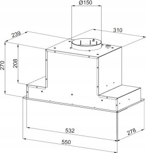 Okap Globalo OKAP GLOBALO RETIO 60.2 INOX 9