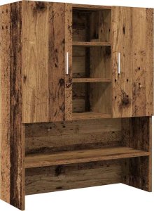 vidaXL Szafka na pralkę, stare drewno, 70,5x25,5x90 cm 2