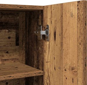 vidaXL Szafka na pralkę, stare drewno, 70,5x25,5x90 cm 8