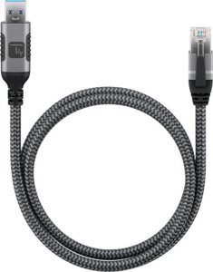Techly Kabel sieciowy USB-A na Gigabit Ethernet RJ45 3m 2