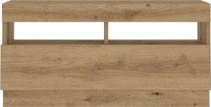 vidaXL Szafka pod TV z oświetleniem LED, dąb artisan, 80x35x40 cm 5