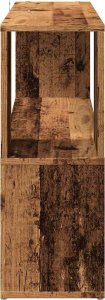 vidaXL vidaXL Regał na książki, stare drewno, 100x24x63 cm 5