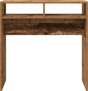 vidaXL Stolik konsolowy, stare drewno, 78x30x80 cm 4
