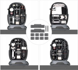 Plecak Kf Plecak Fotograficzny Foto na Aparat Lustrzankę DSLR Kamerę Drona / 22L / K&F / KF13.158 5