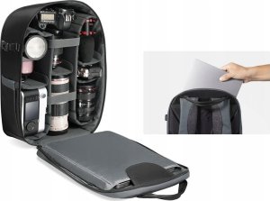 Plecak Kf Plecak Fotograficzny Foto na Aparat Lustrzankę DSLR Kamerę Drona / 22L / K&F / KF13.158 7