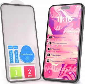 Hello Case Szkło Hartowane PREMIUM Do Apple iPhone 16 Pro (5D, 9H, Ochronne, 0.5mm) 1