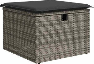 vidaXL 5-cz. zestaw wypoczynkowy do ogrodu, poduszki polirattan akacja 6