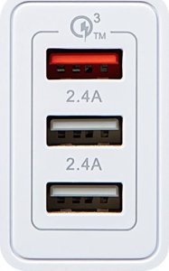 Ładowarka Blow 76-027# Ładowarka sieciowa gniazdo usbx2 + usb qc 30w 3